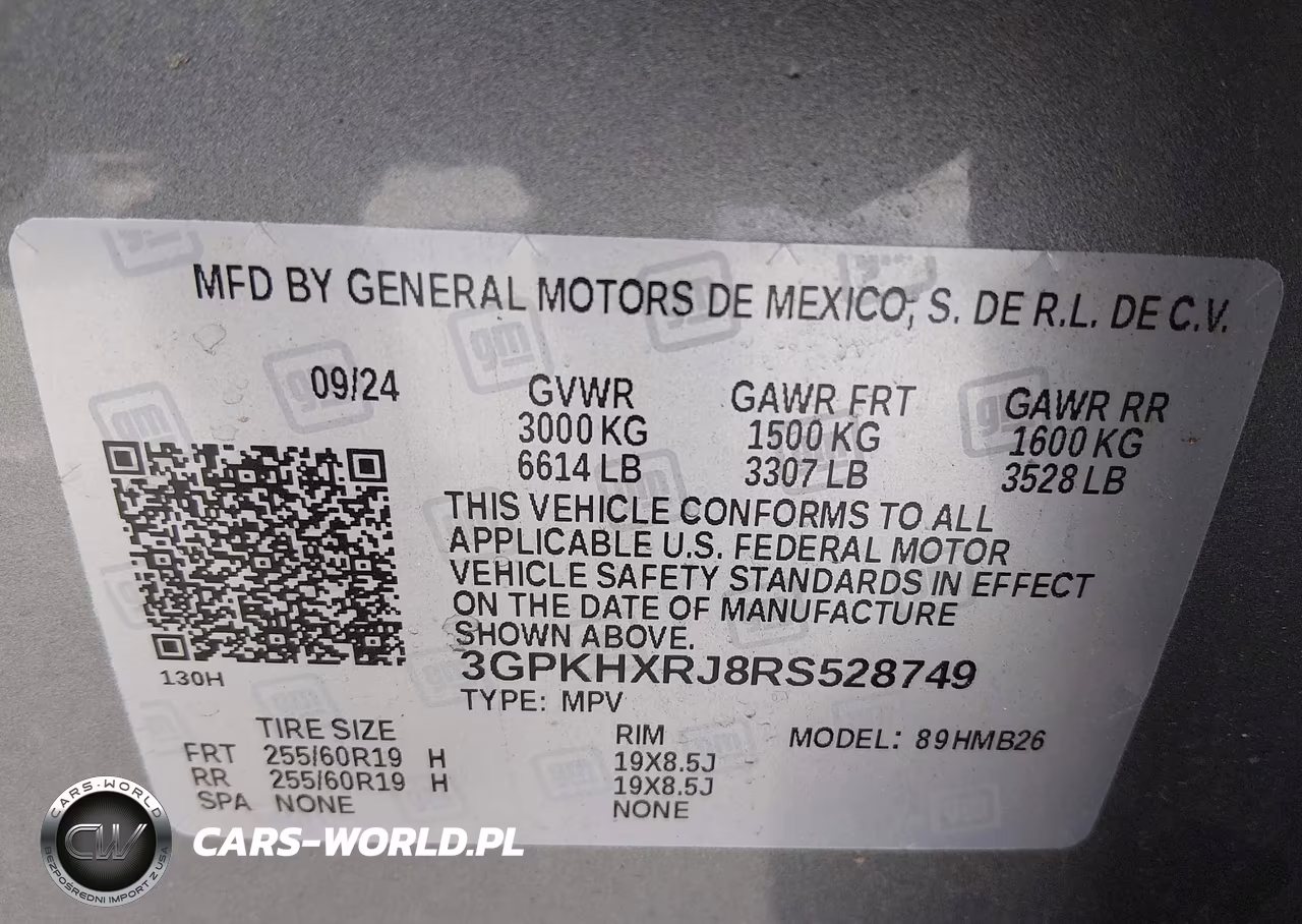 2024 Honda Prologue Touring VIN:3GPKHXRJ8RS528749 - 9