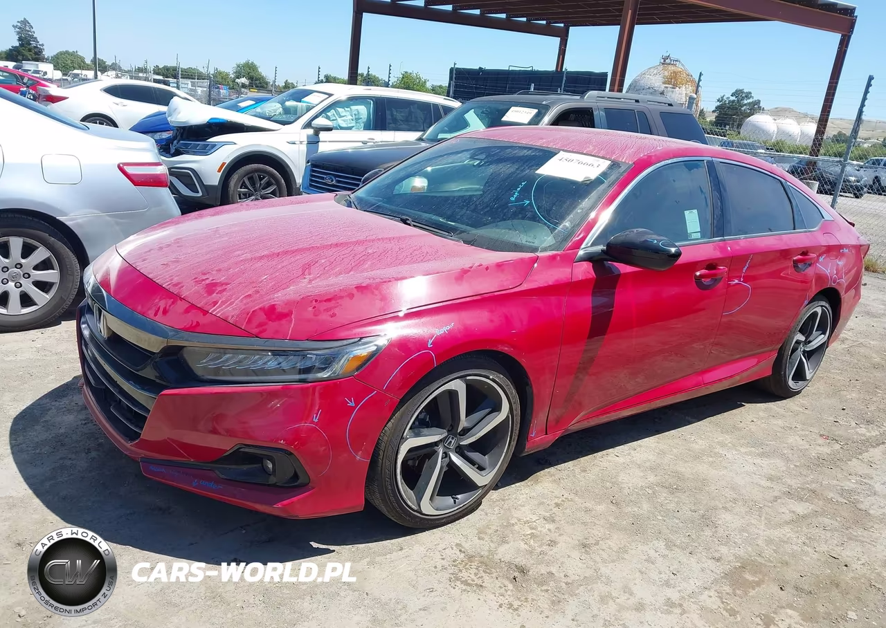 2021 Honda Accord Sport VIN:1HGCV1F32MA101435 - 2