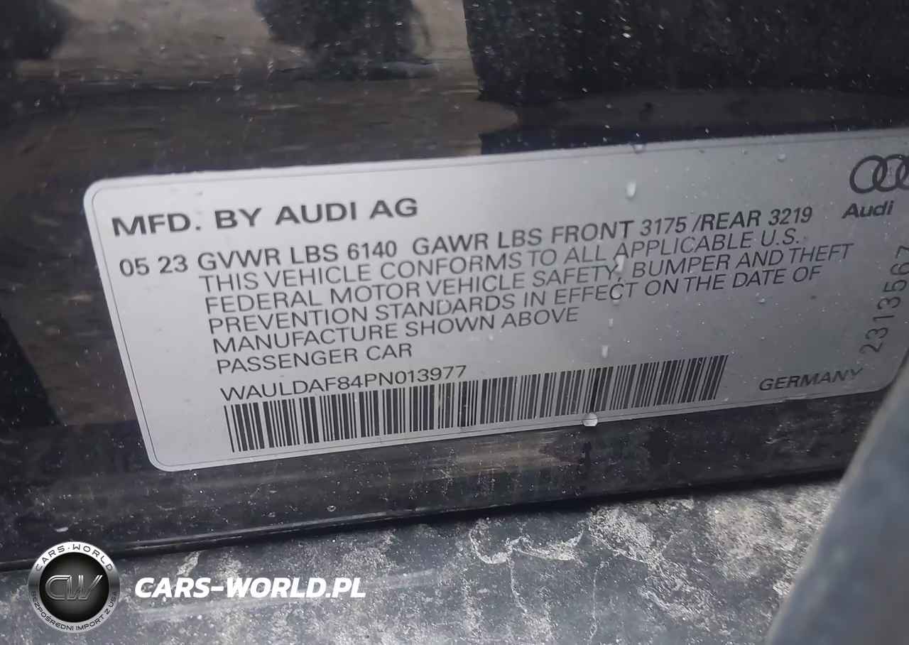 2023 Audi A8 L 55 Tfsi Quattro Tiptronic VIN:WAULDAF84PN013977 - 9