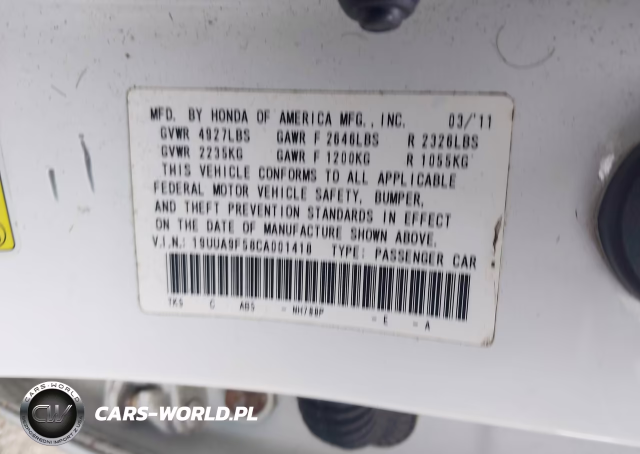 2012 Acura Tl 3.7 VIN:19UUA9F58CA001418 - 9