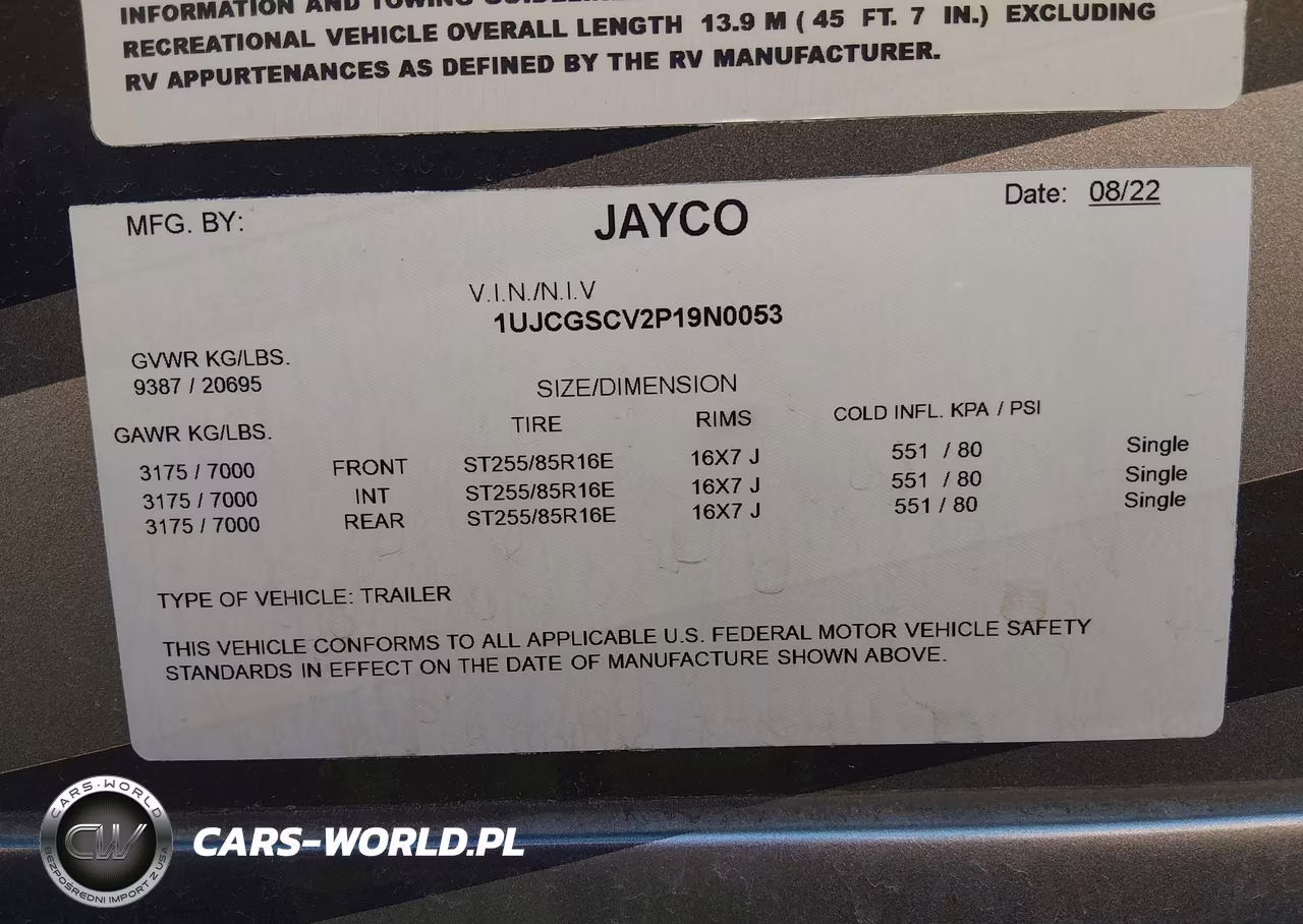 2023 Jayco Siesmic Travel Trailer VIN:1UJCGSCV2P19N0053 - 9