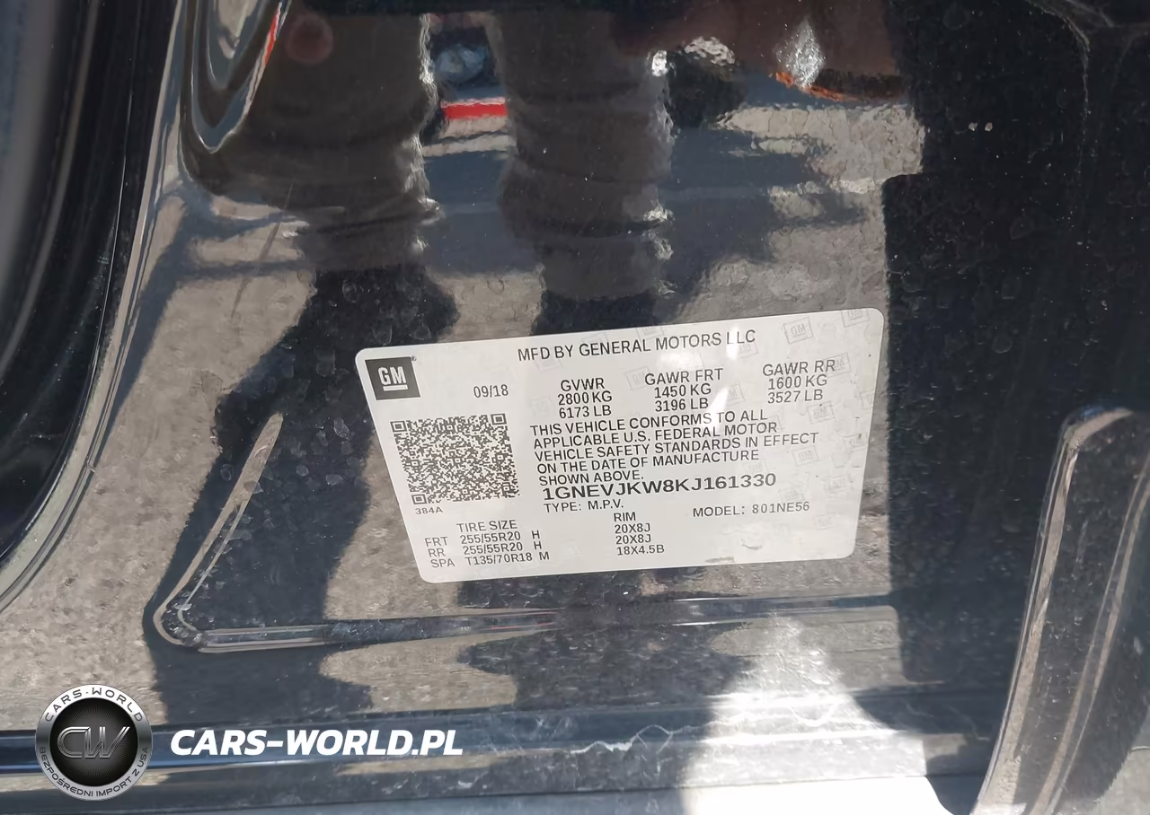 2019 Chevrolet Traverse High Country VIN:1GNEVJKW8KJ161330 - 9