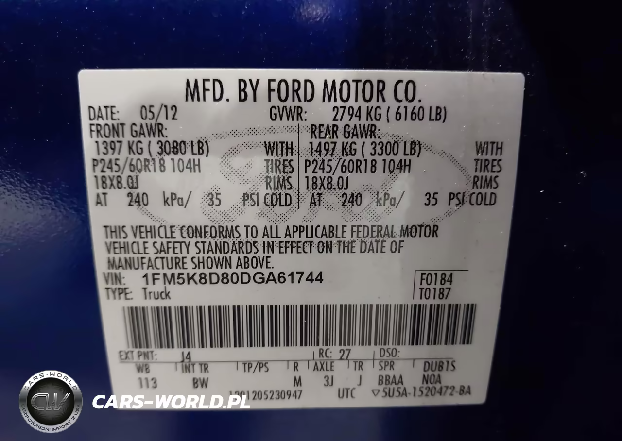 2013 Ford Explorer Xlt VIN:1FM5K8D80DGA61744 - 9