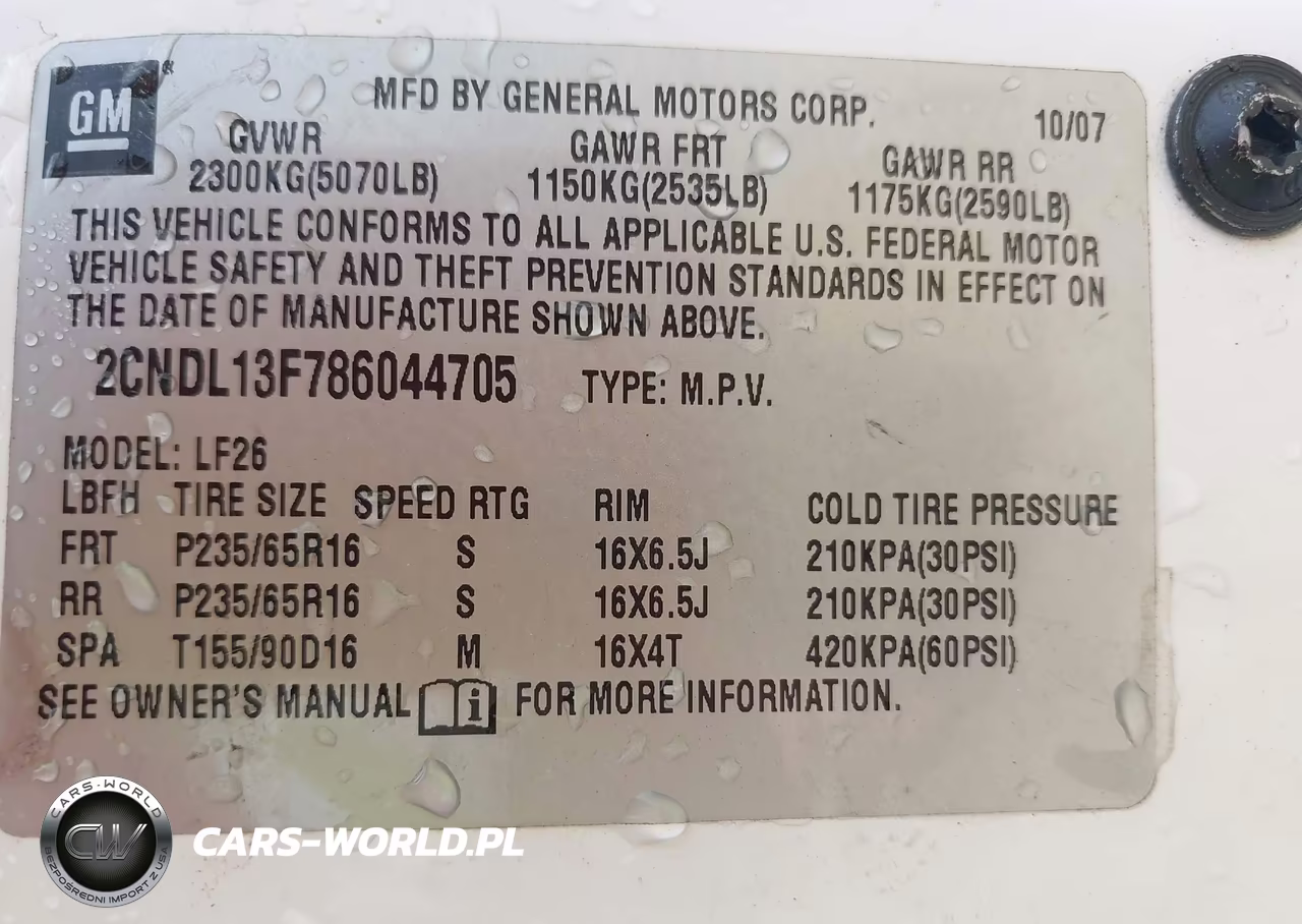 2008 Chevrolet Equinox Ls VIN:2CNDL13F786044705 - 9