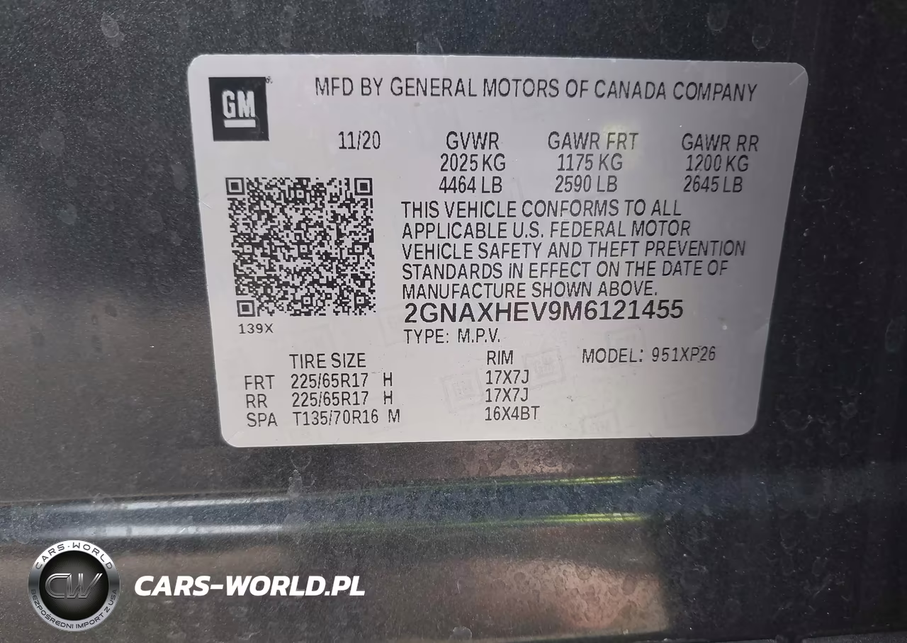 2021 Chevrolet Equinox Fwd Ls VIN:2GNAXHEV9M6121455 - 9