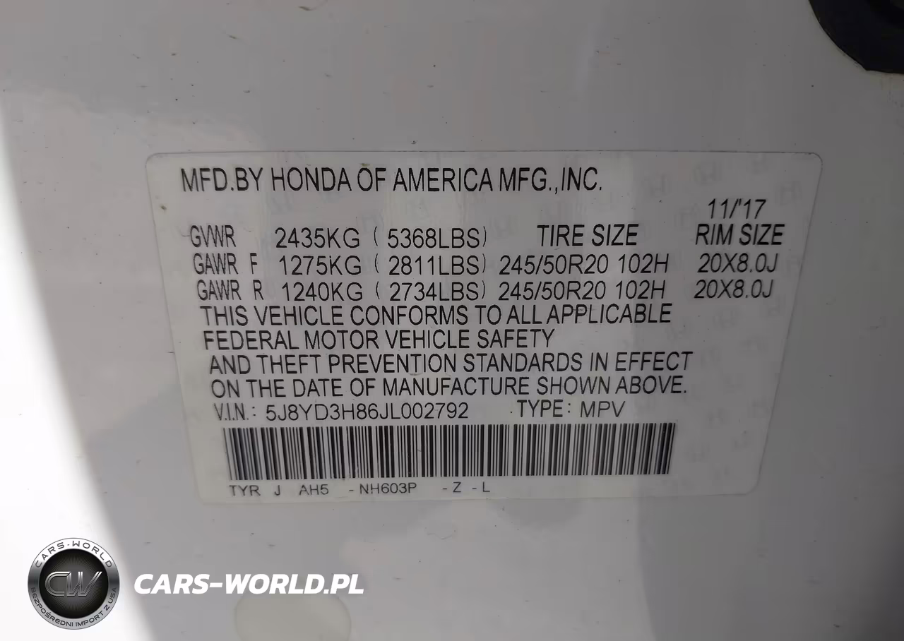 2018 Acura Mdx Advance Package VIN:5J8YD3H86JL002792 - 9