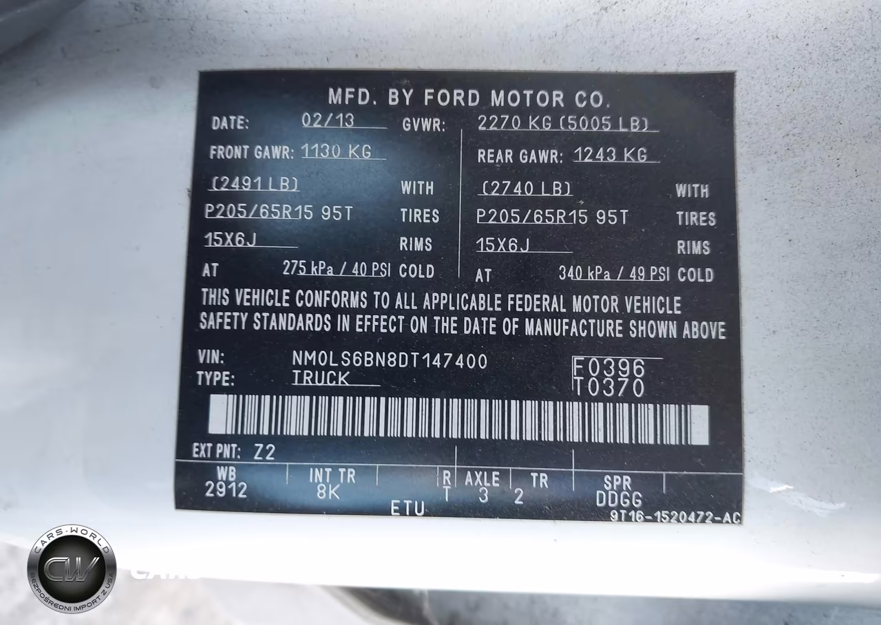 2013 Ford Transit Connect Xlt VIN:NM0LS6BN8DT147400 - 9