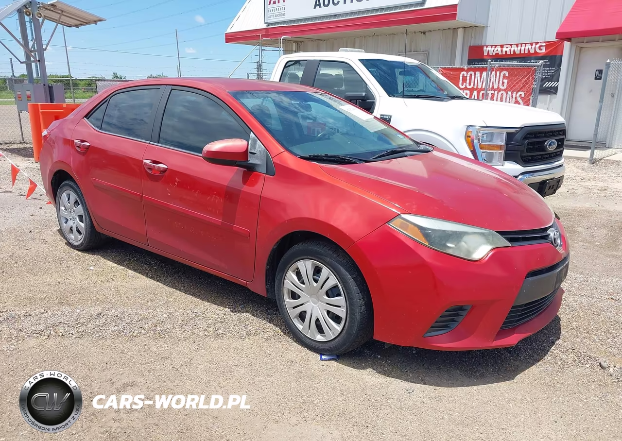 Główne zdjęcie 2015 Toyota Corolla Le