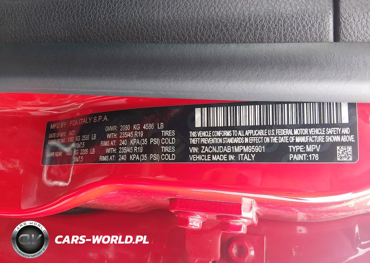 2021 Jeep Renegade Jeepster 4X4 VIN:ZACNJDAB1MPM95901 - 9