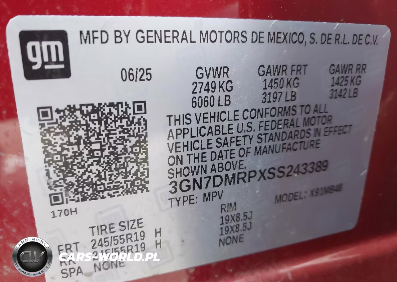 2025 Chevrolet Equinox Ev Lt 1 VIN:3GN7DMRPXSS243389 - 9