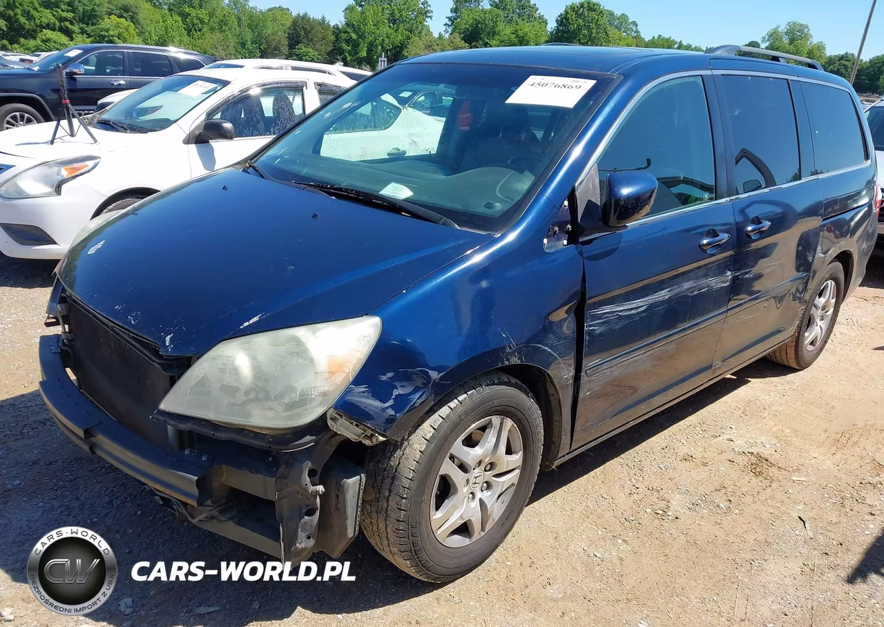 2007 Honda Odyssey Ex-L VIN:5FNRL38747B057475 - 2