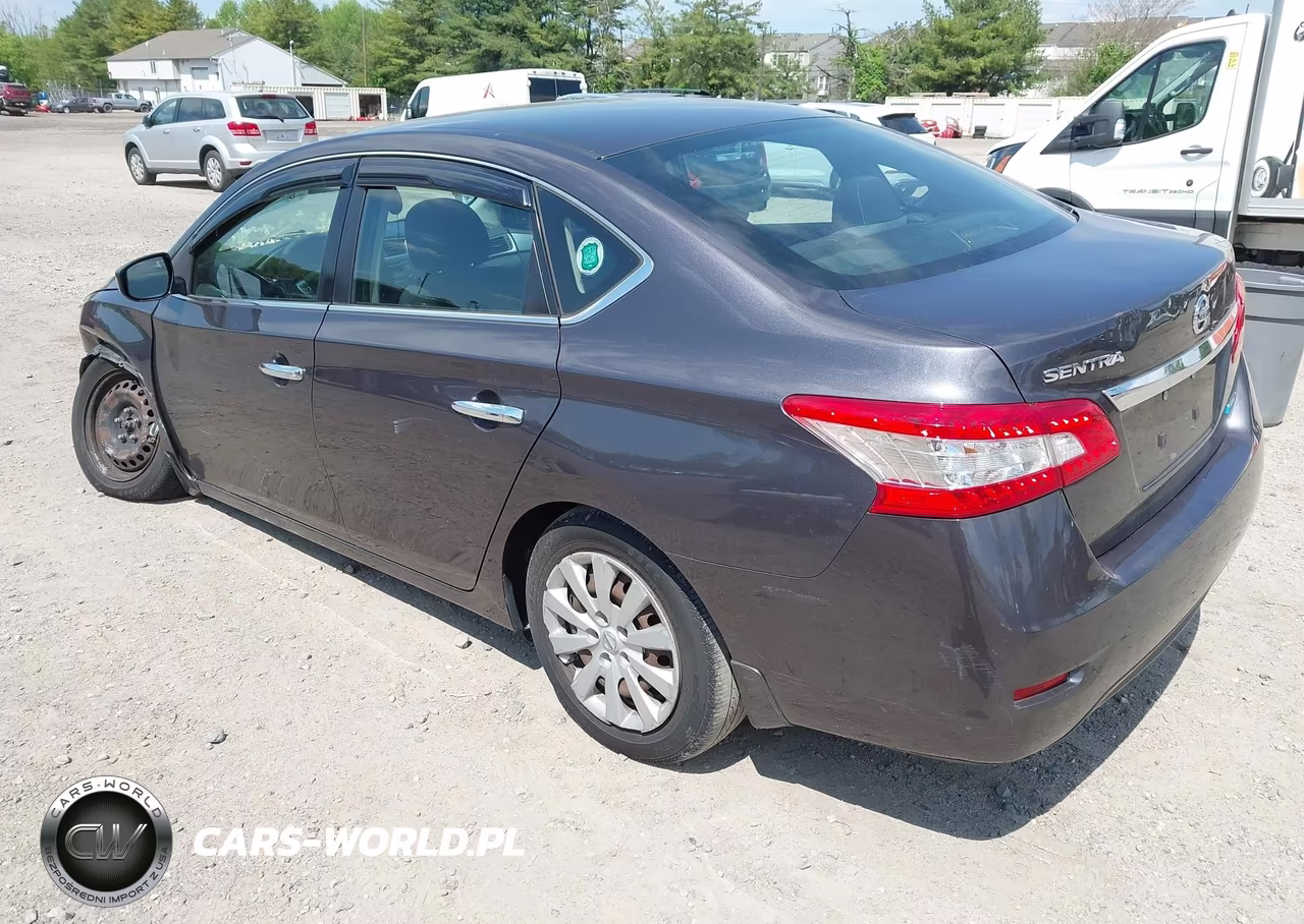 2014 Nissan Sentra Sv VIN:3N1AB7AP6EL675660 - 3