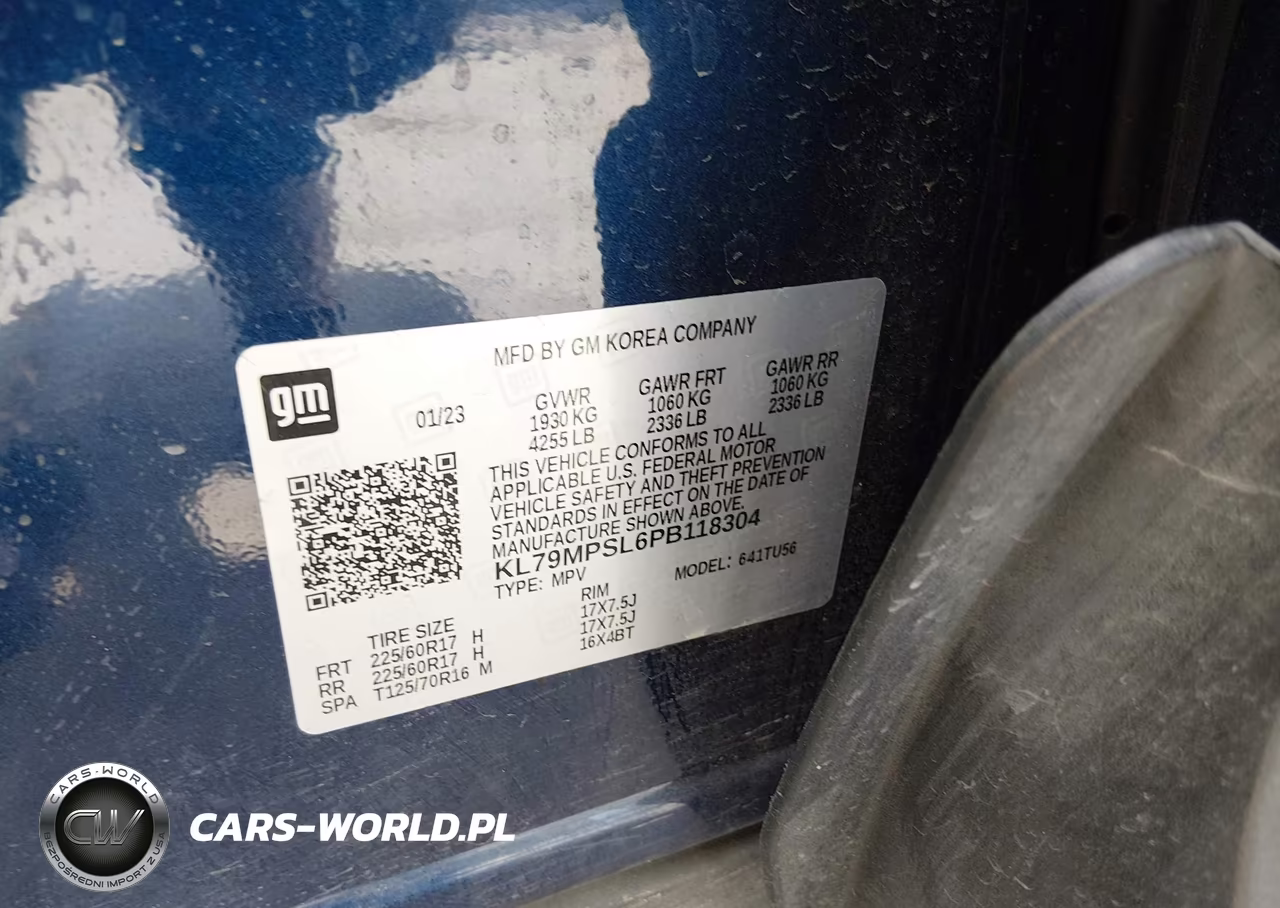 2023 Chevrolet Trailblazer Fwd Lt VIN:KL79MPSL6PB118304 - 9