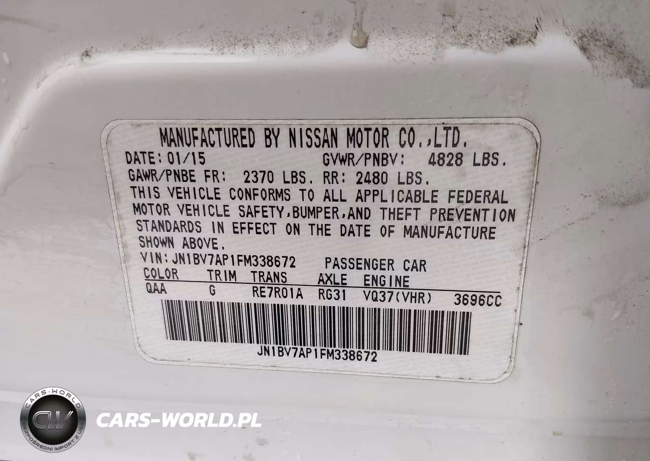 2015 Infiniti Q50 Premium VIN:JN1BV7AP1FM338672 - 9