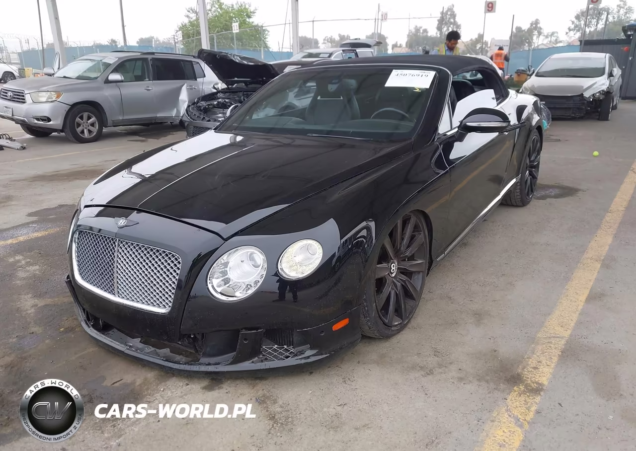 2013 Bentley Continental Gtc VIN:SCBGR3ZAXDC080271 - 2