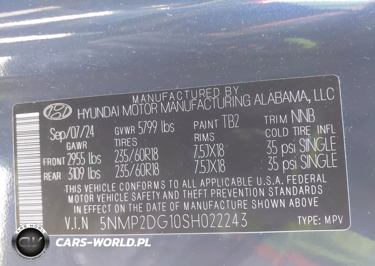 2025 Hyundai Santa Fe Hybrid Sel VIN:5NMP2DG10SH022243 - 9