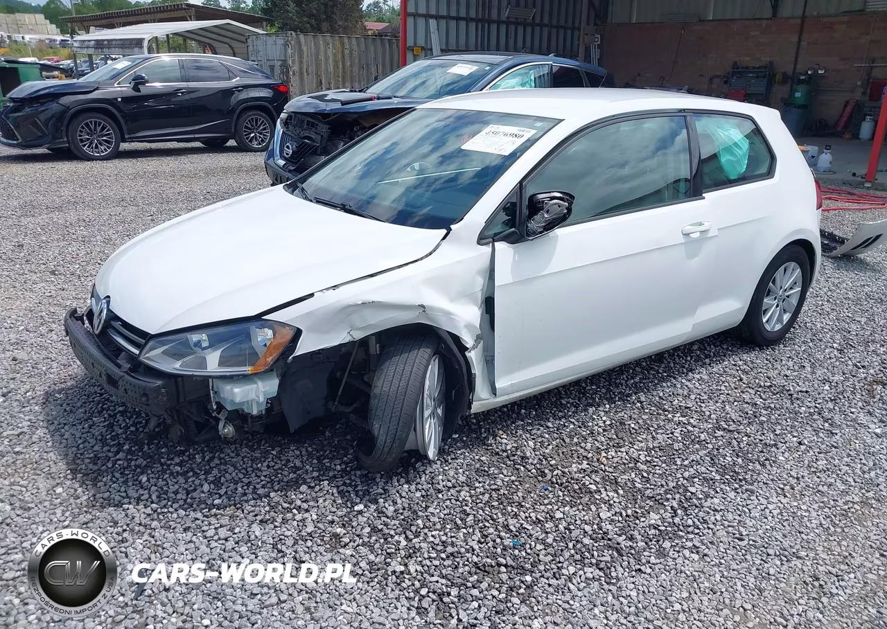 2015 Volkswagen Golf Tsi S 2-Door VIN:3VW917AU3FM078726 - 2