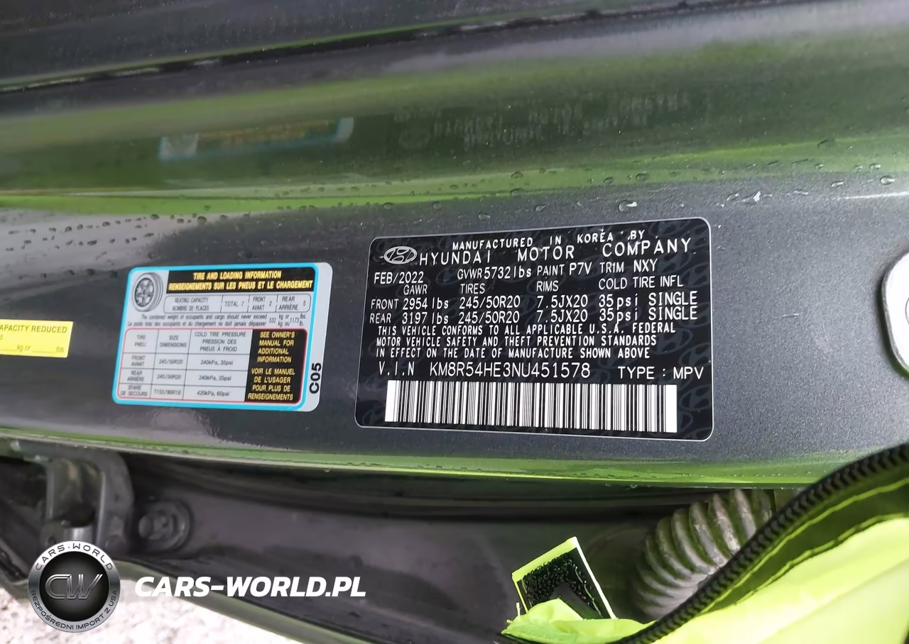 2022 Hyundai Palisade Limited VIN:KM8R54HE3NU451578 - 9