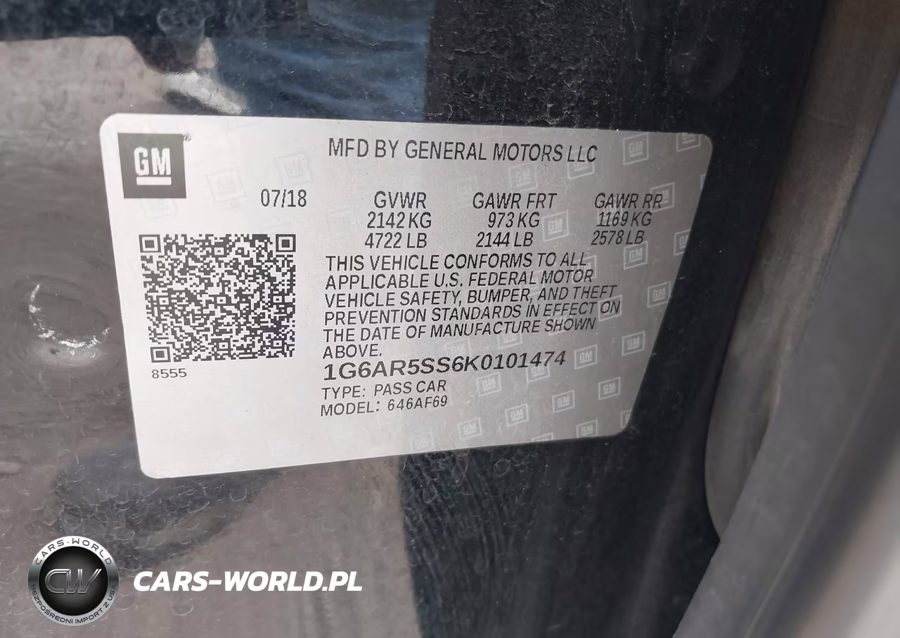 2019 Cadillac Cts Luxury VIN:1G6AR5SS6K0101474 - 9