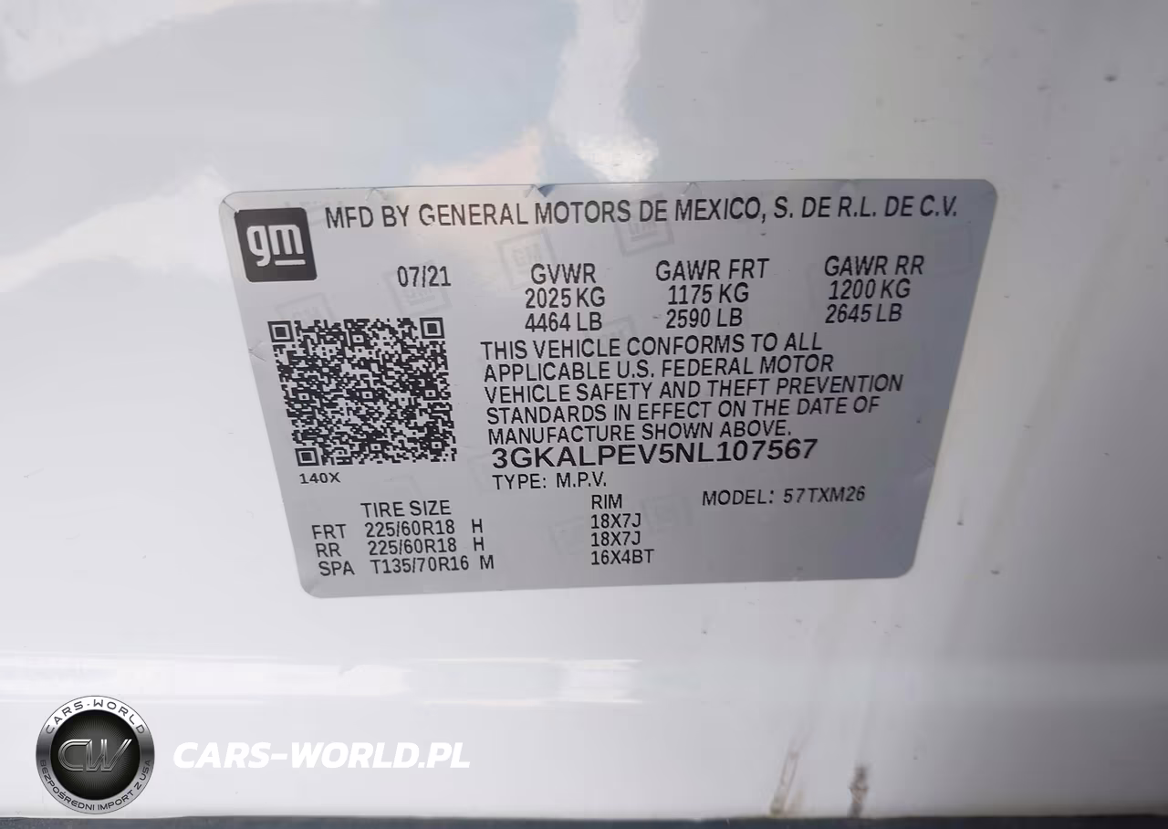 2022 GMC Terrain Fwd Slt VIN:3GKALPEV5NL107567 - 9