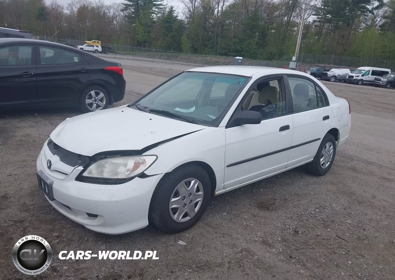 2005 Honda Civic Vp VIN:2HGES16345H566108 - 2