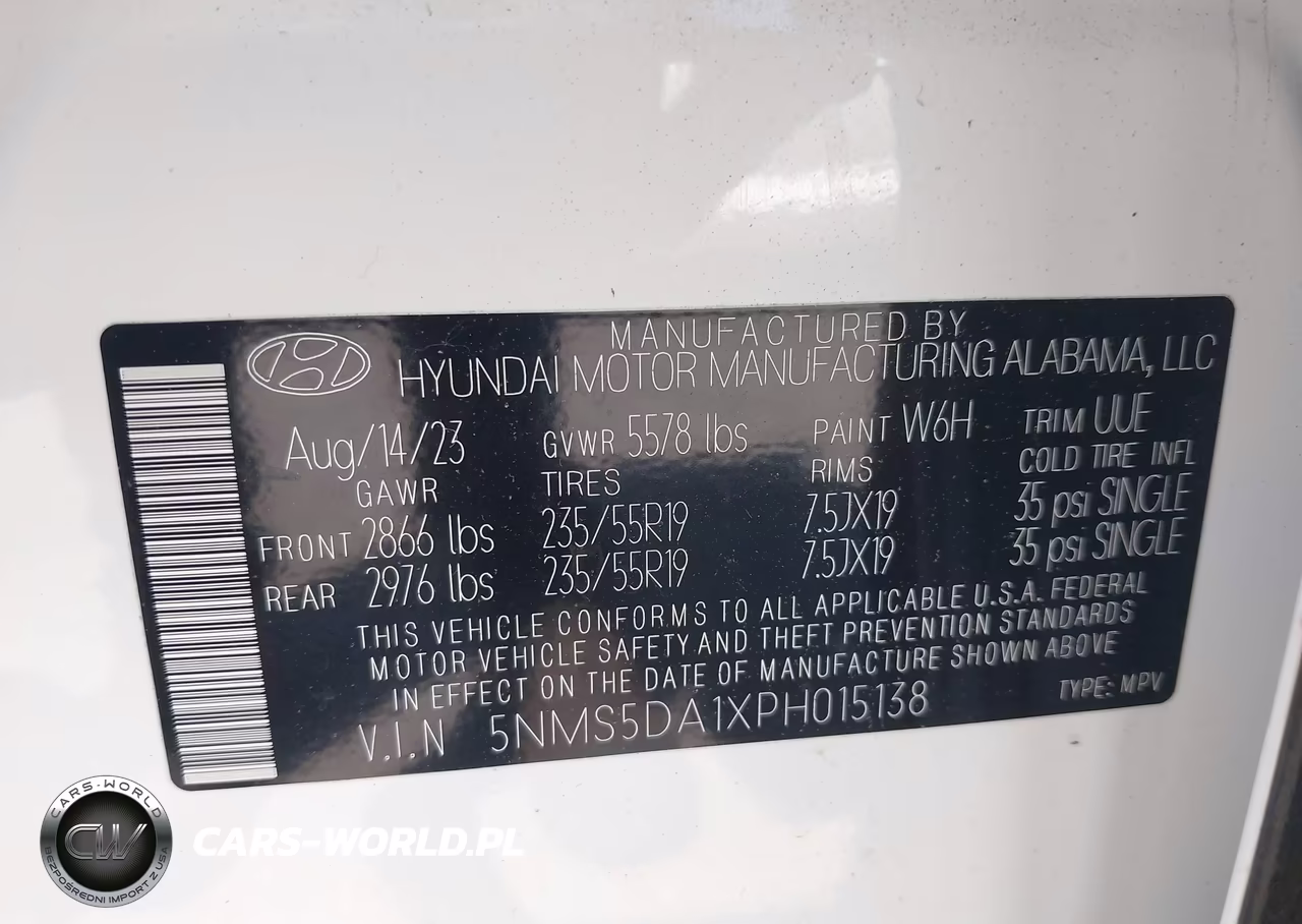 2023 Hyundai Santa Fe Hybrid Limited VIN:5NMS5DA1XPH015138 - 9