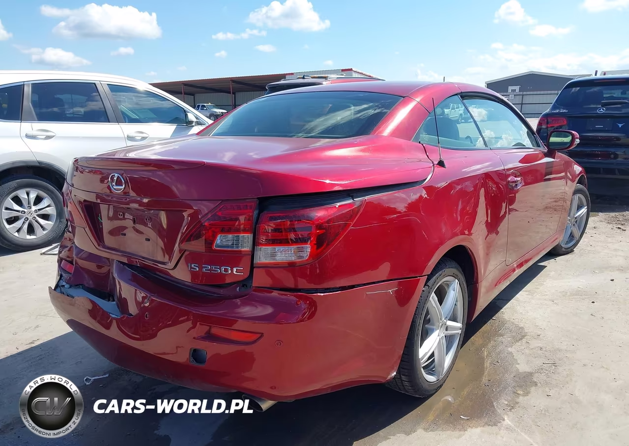 2013 Lexus Is 250C VIN:JTHFF2C26D2528023 - 4
