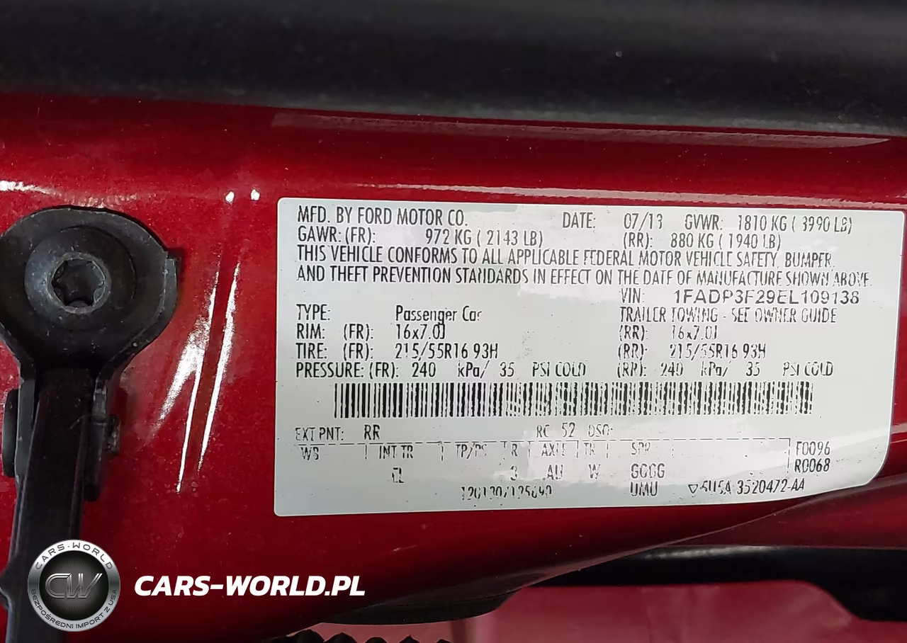 2014 Ford Focus Se VIN:1FADP3F29EL109138 - 9