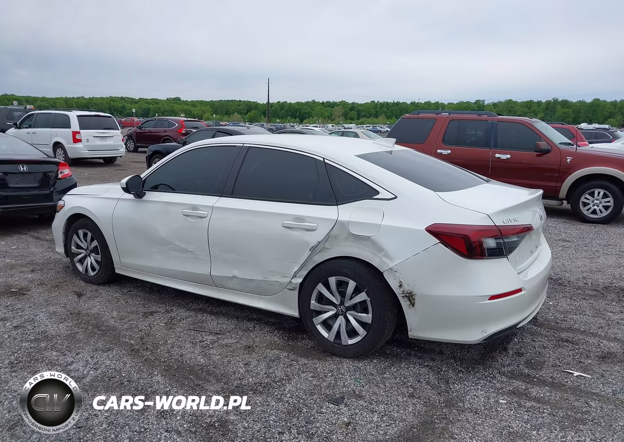 2025 Honda Civic Lx VIN:2HGFE2F20SH540058 - 3