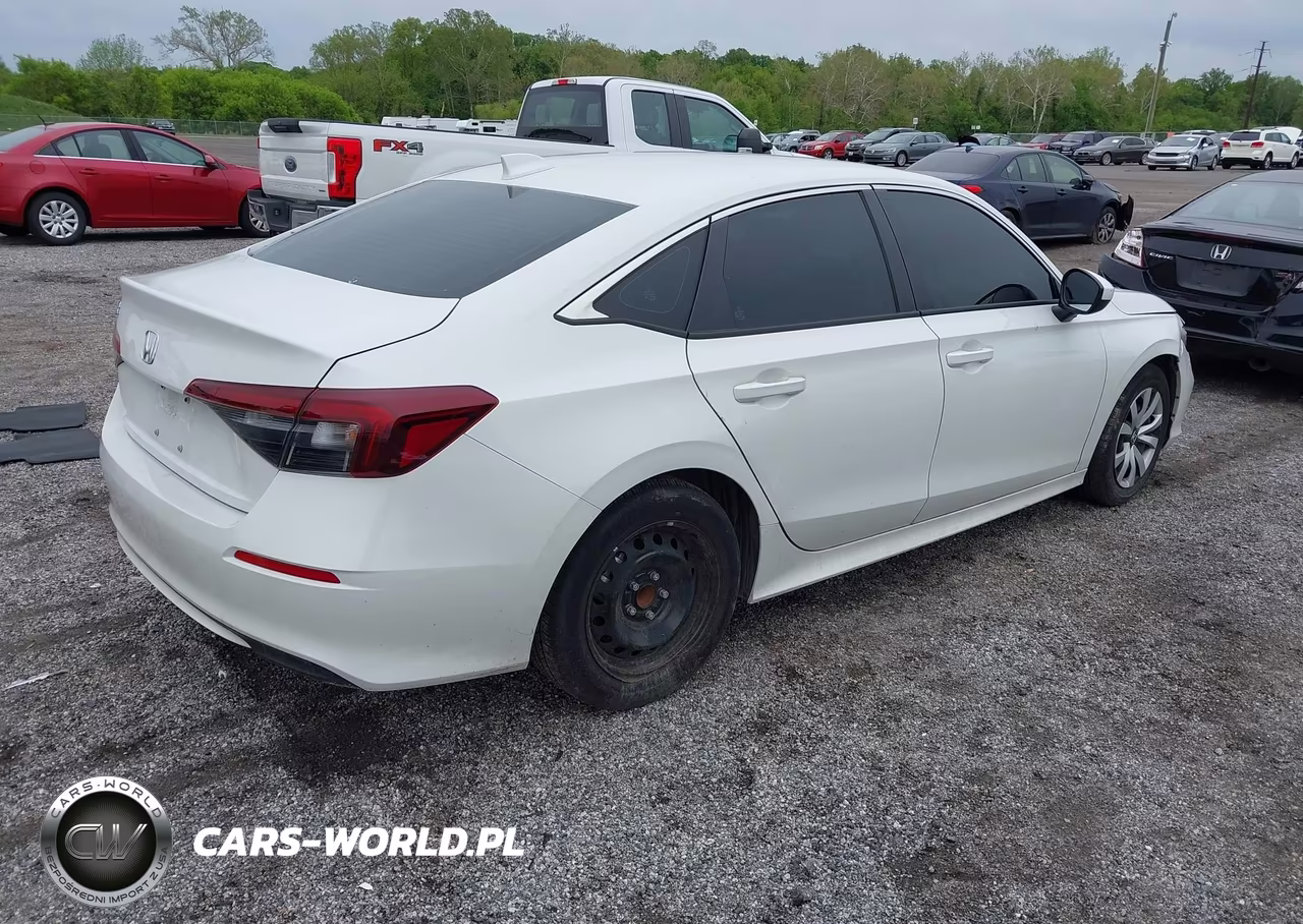 2025 Honda Civic Lx VIN:2HGFE2F20SH540058 - 4