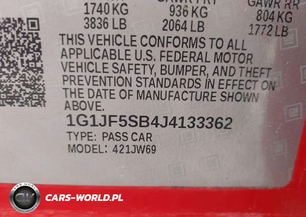 2018 Chevrolet Sonic Premier Auto VIN:1G1JF5SB4J4133362 - 9