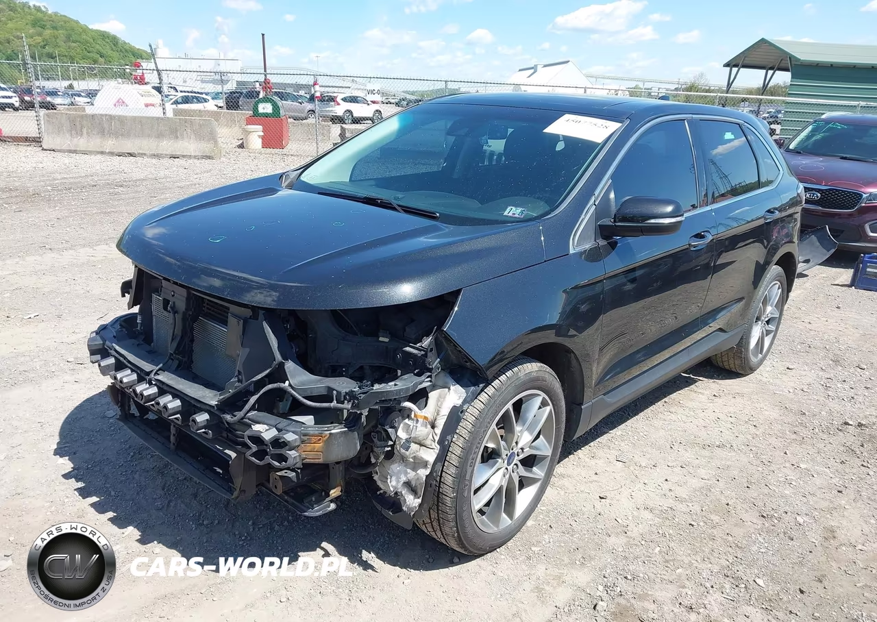 2015 Ford Edge Titanium VIN:2FMPK4K86FBC19695 - 2