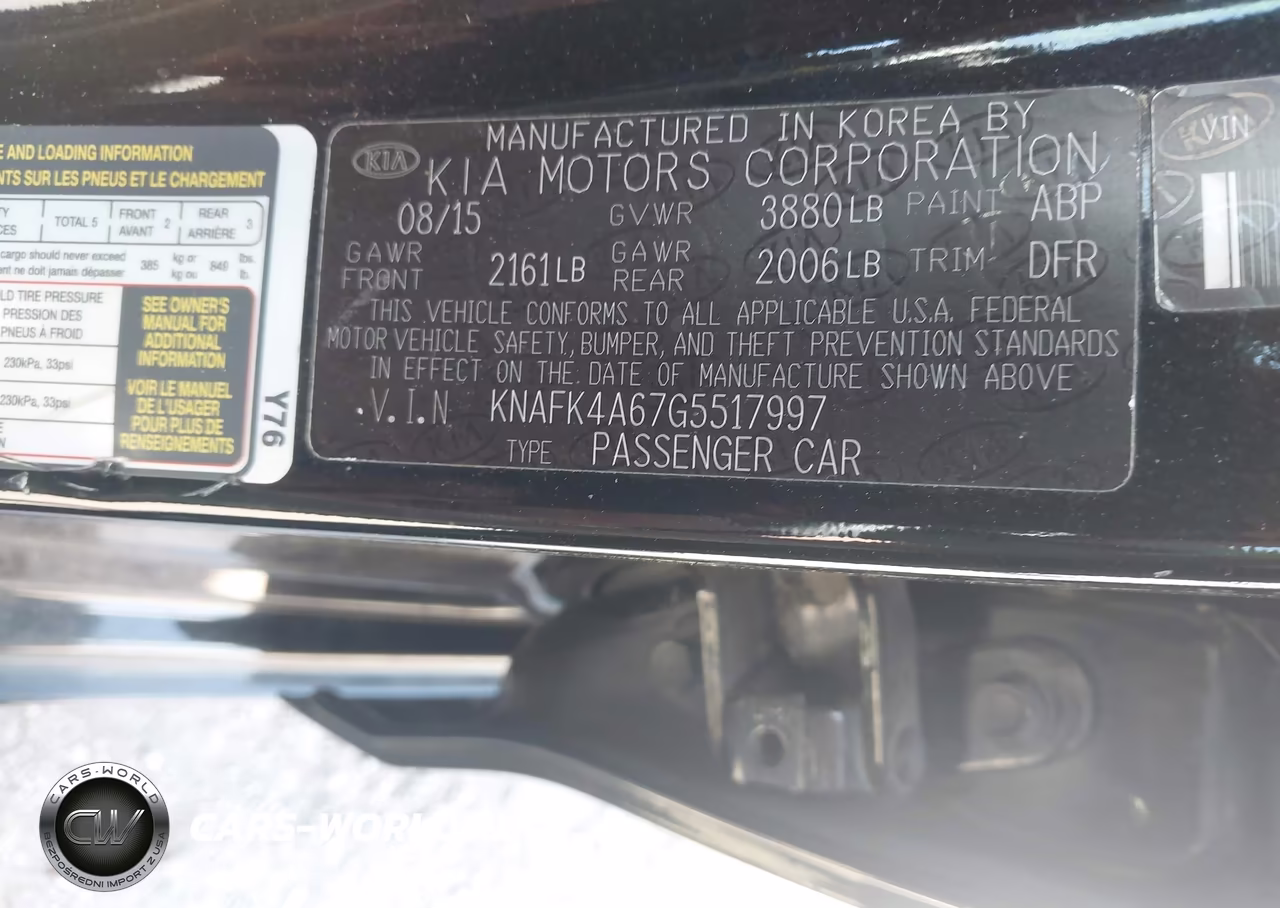 2016 Kia Forte Lx VIN:KNAFK4A67G5517997 - 9