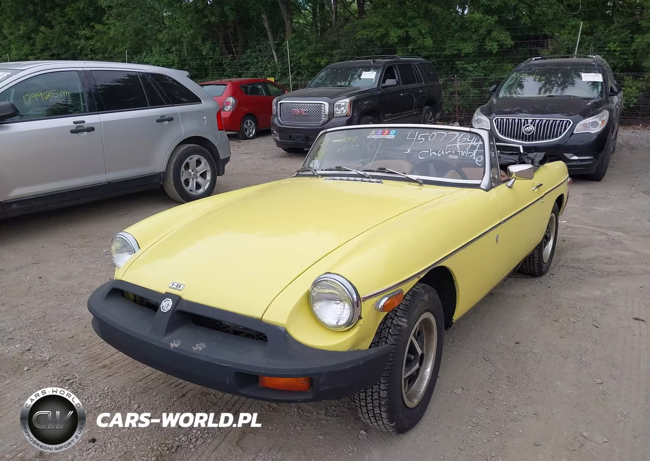 1976 Mg Mgb VIN:GHN5UG393147G - 2