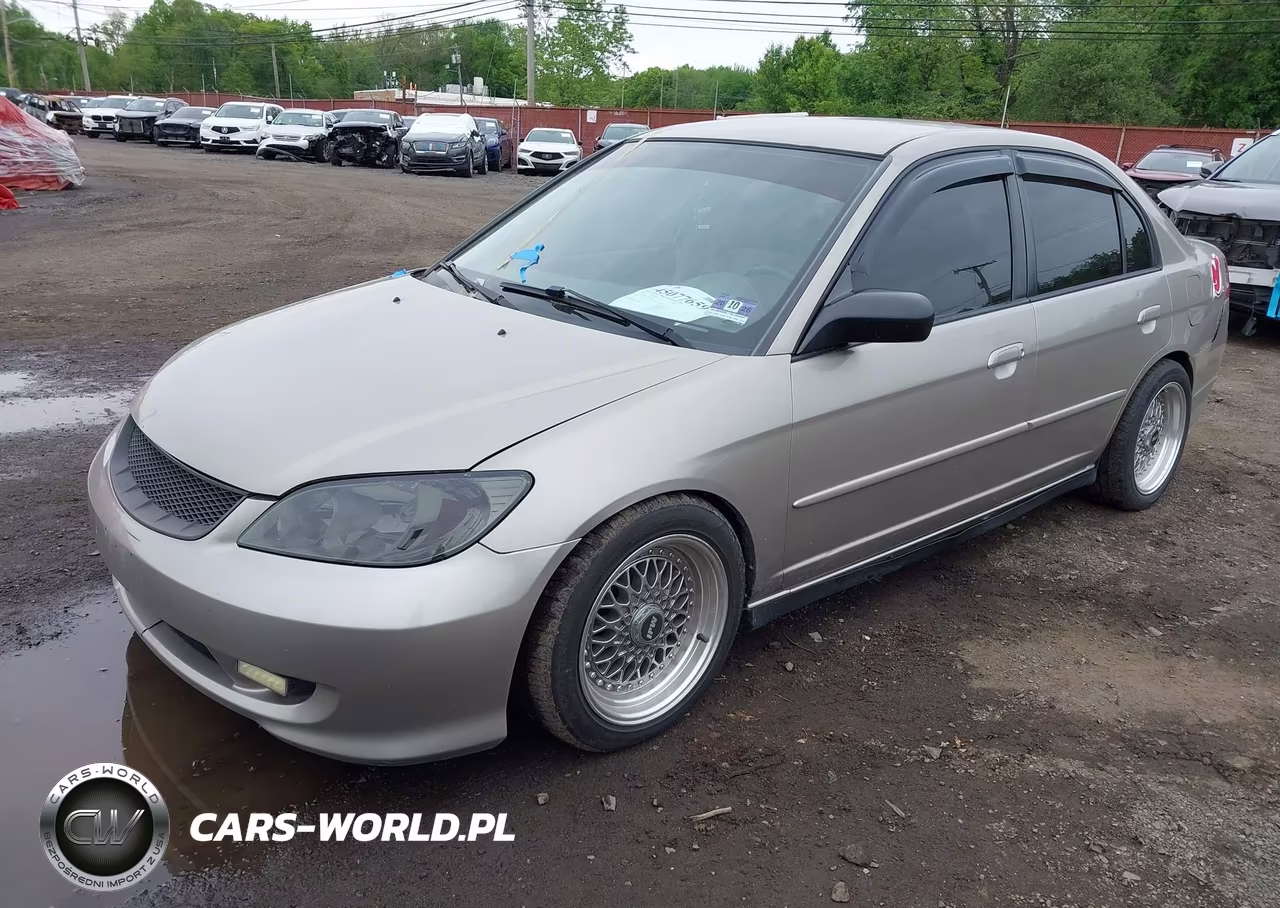 2004 Honda Civic Lx VIN:2HGES16564H598090 - 2