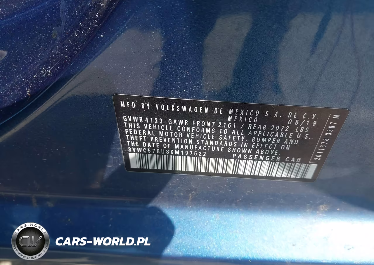 2019 Volkswagen Jetta 1.4T R-Line-1.4T S-1.4T Se VIN:3VWC57BU8KM197522 - 9