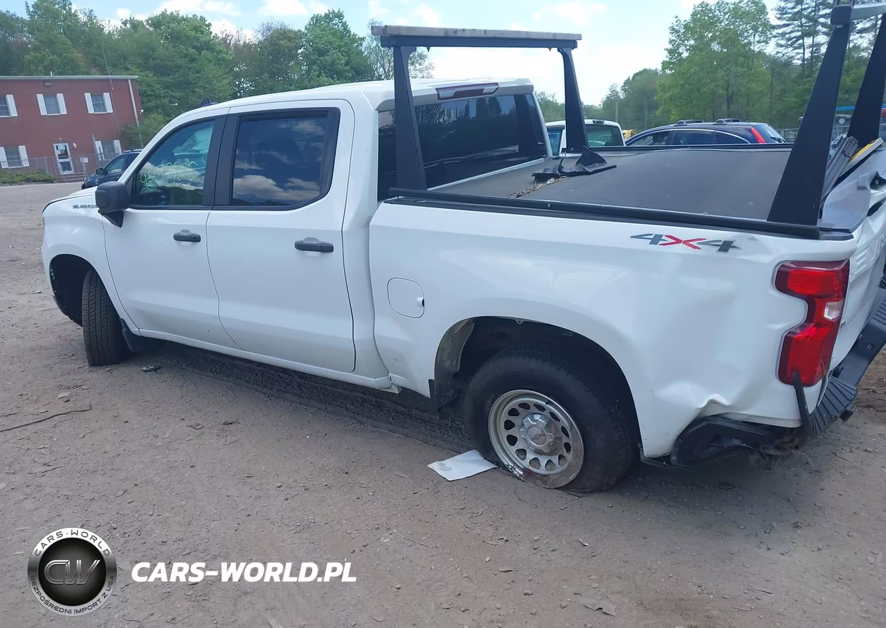 2022 Chevrolet Silverado 1500 4Wd Short Bed Wt VIN:1GCUDAED3NZ588518 - 3