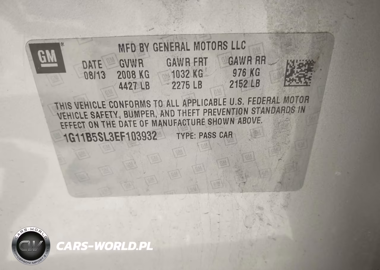 2014 Chevrolet Malibu 1Ls VIN:1G11B5SL3EF103932 - 9