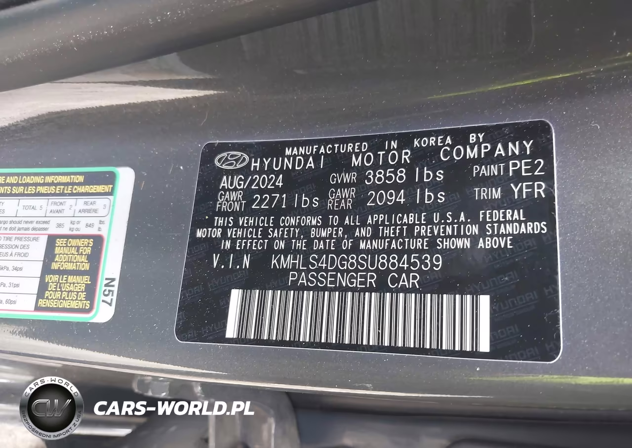 2025 Hyundai Elantra Sel Convenience VIN:KMHLS4DG8SU884539 - 9