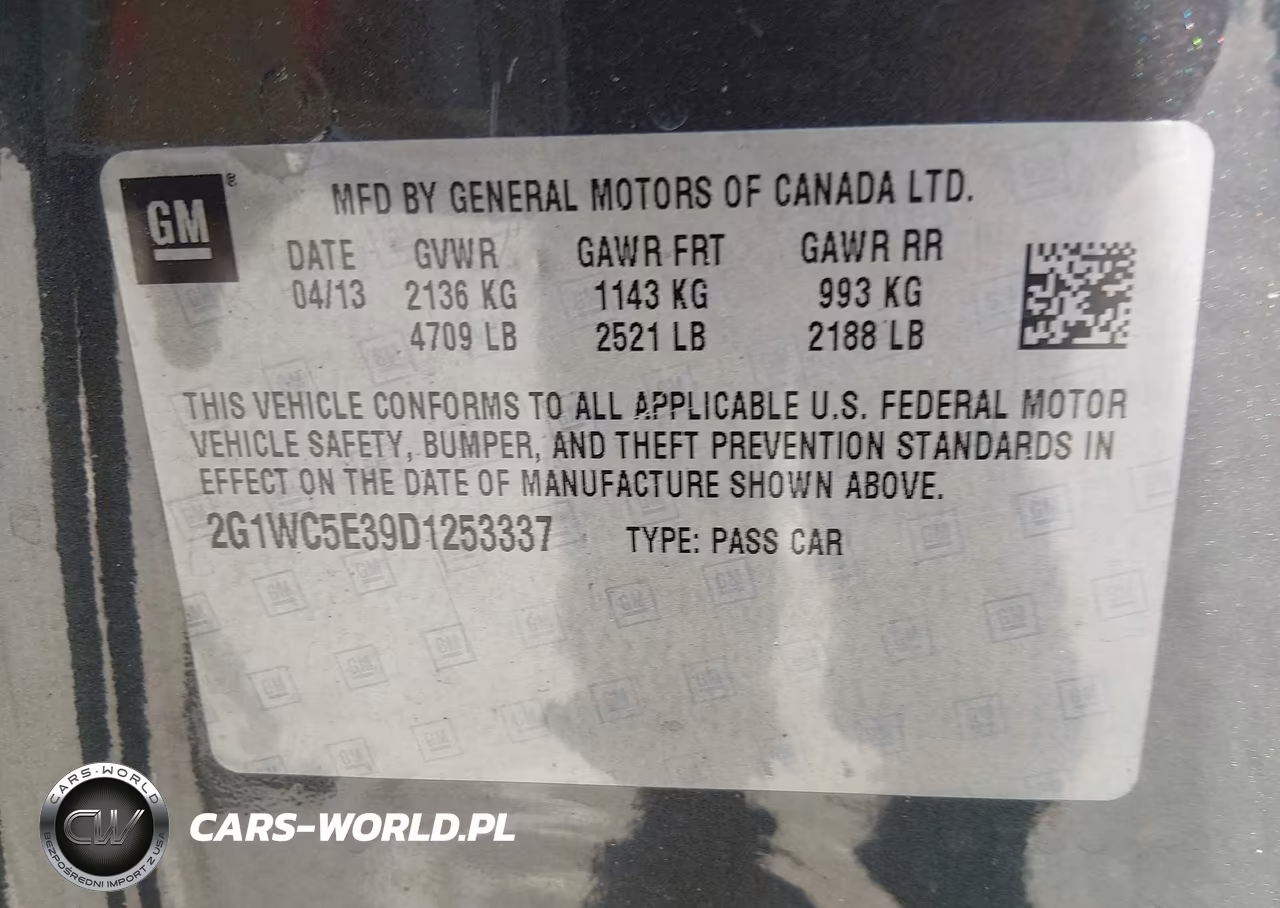 2013 Chevrolet Impala Ltz VIN:2G1WC5E39D1253337 - 9