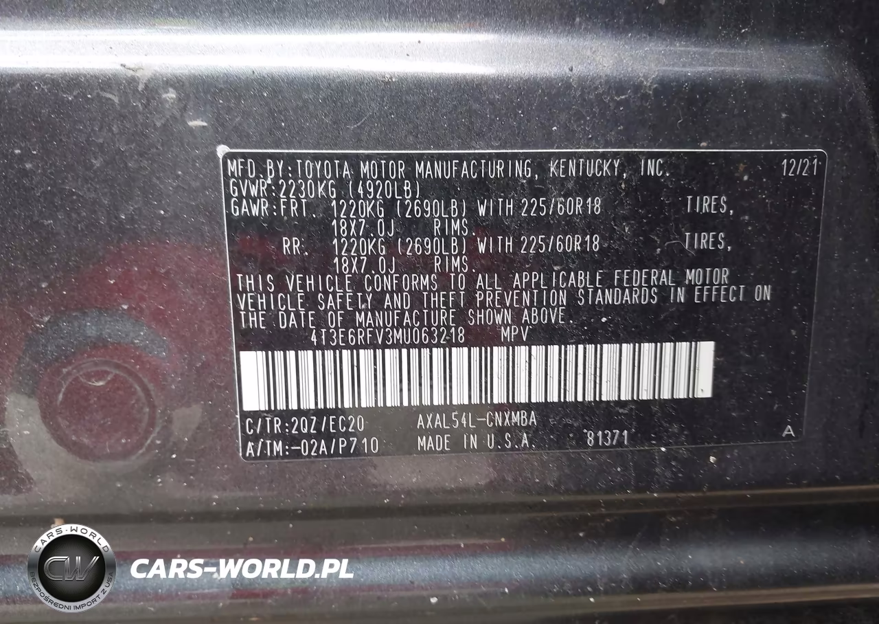2021 Toyota Rav4 Hybrid Xse VIN:4T3E6RFV3MU063218 - 9