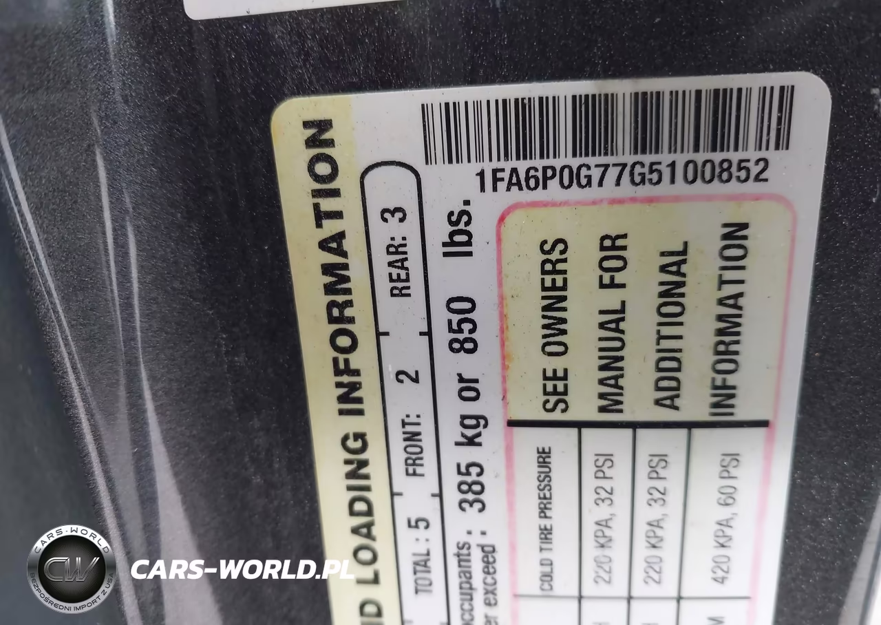 2016 Ford Fusion S VIN:1FA6P0G77G5100852 - 17
