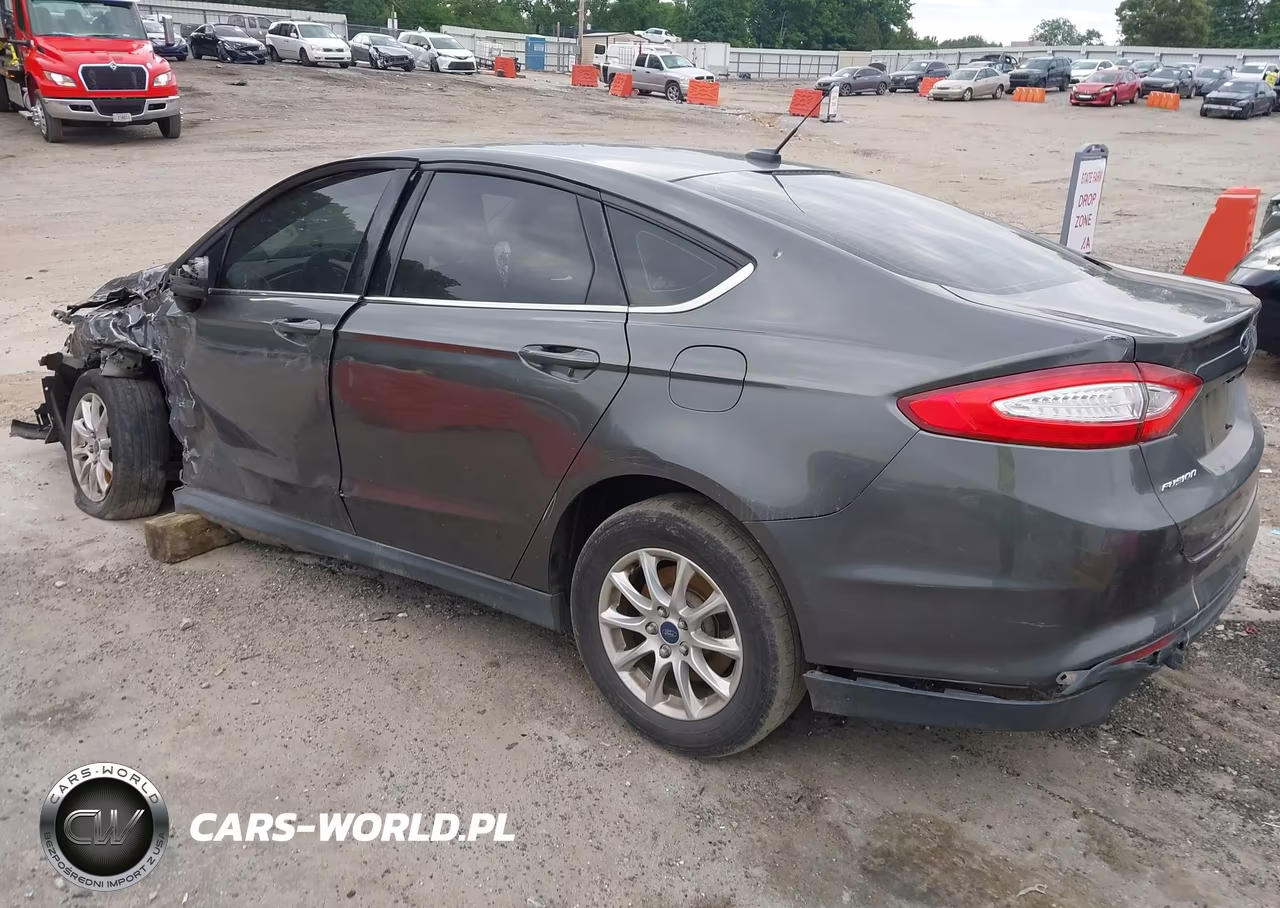 2016 Ford Fusion S VIN:1FA6P0G77G5100852 - 3