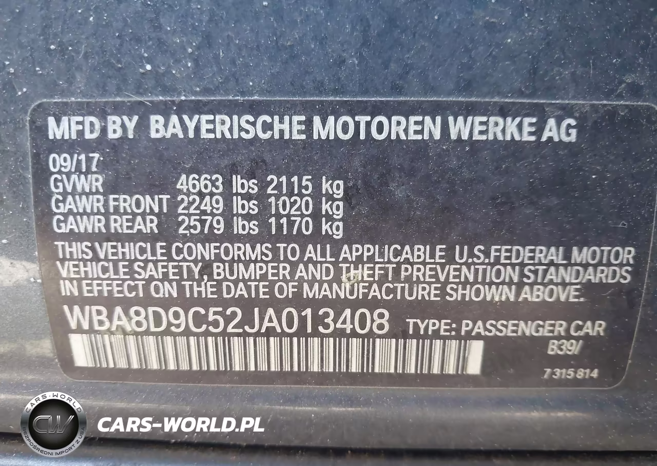 2018 BMW 330I xDrive VIN:WBA8D9C52JA013408 - 9