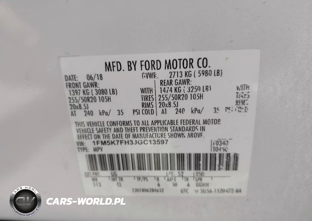 2018 Ford Explorer Limited VIN:1FM5K7FH3JGC13597 - 9