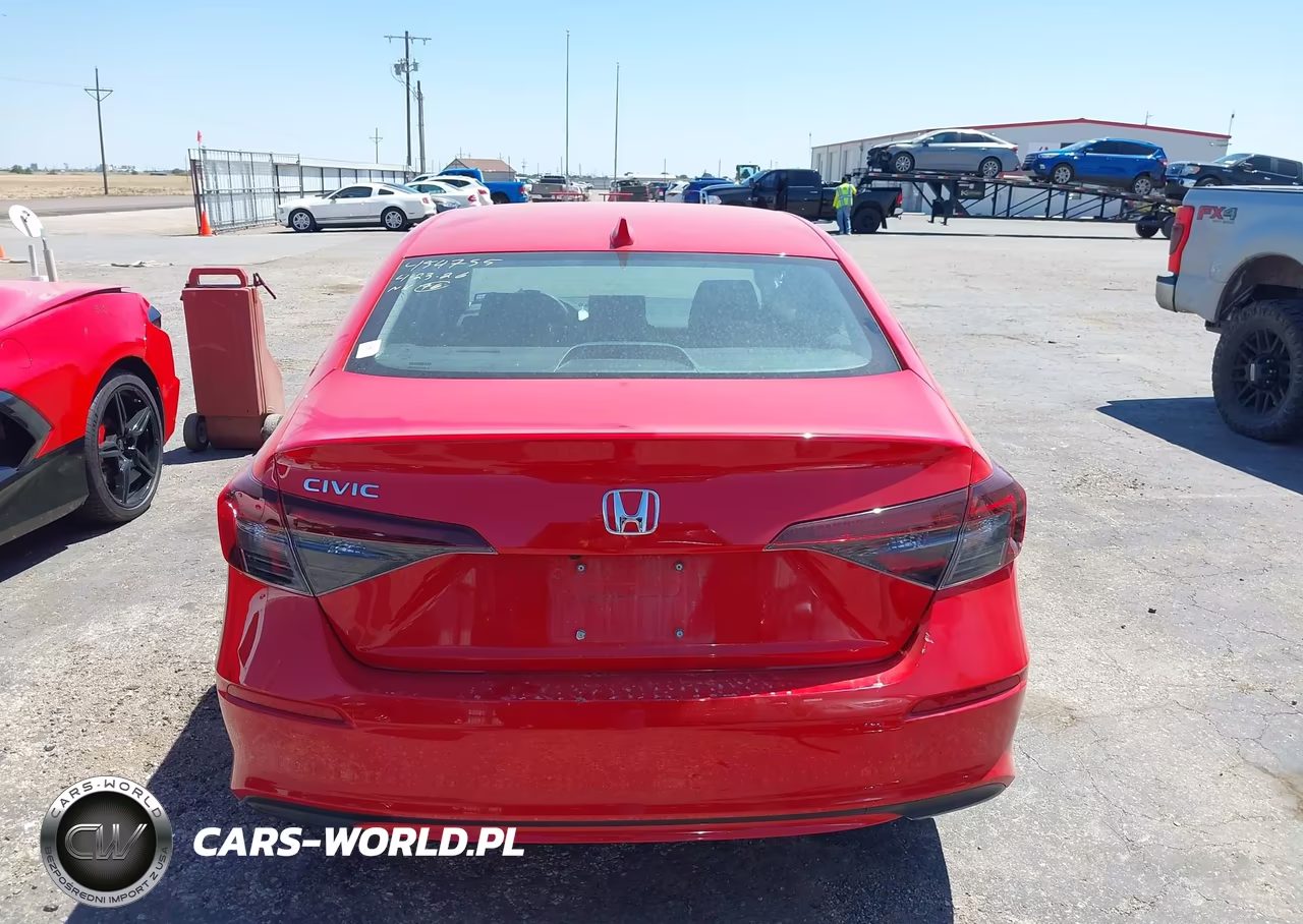 2026 Honda Civic Lx VIN:2HGFE2F29TH511014 - 17