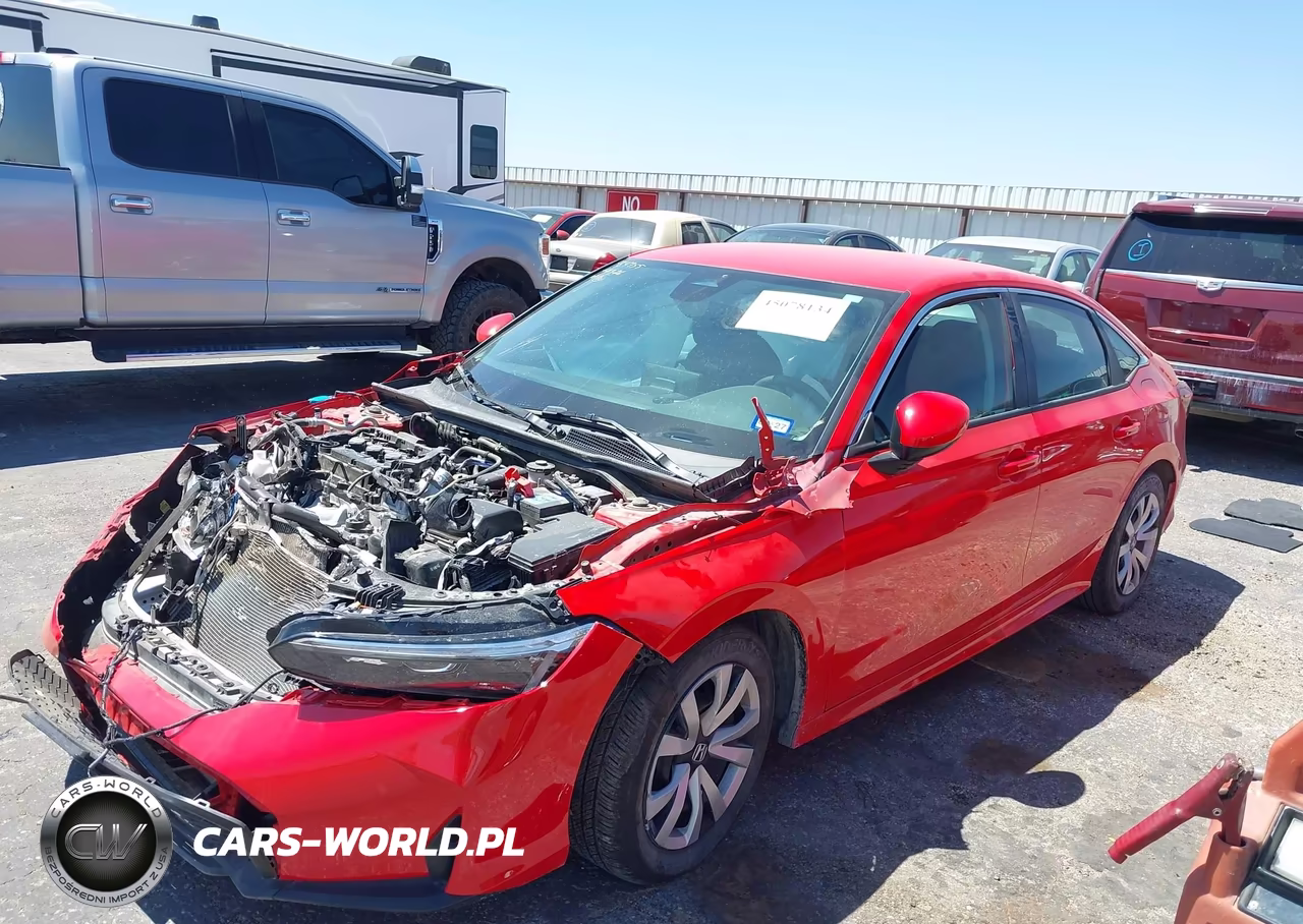 2026 Honda Civic Lx VIN:2HGFE2F29TH511014 - 2