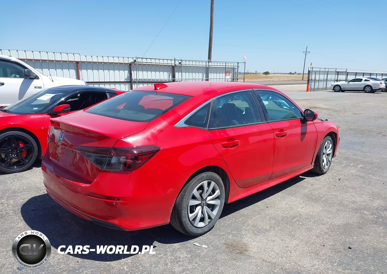 2026 Honda Civic Lx VIN:2HGFE2F29TH511014 - 4