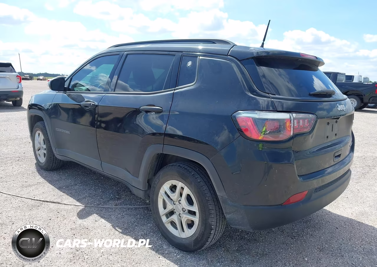 2018 Jeep Compass Sport Fwd VIN:3C4NJCAB7JT343946 - 3