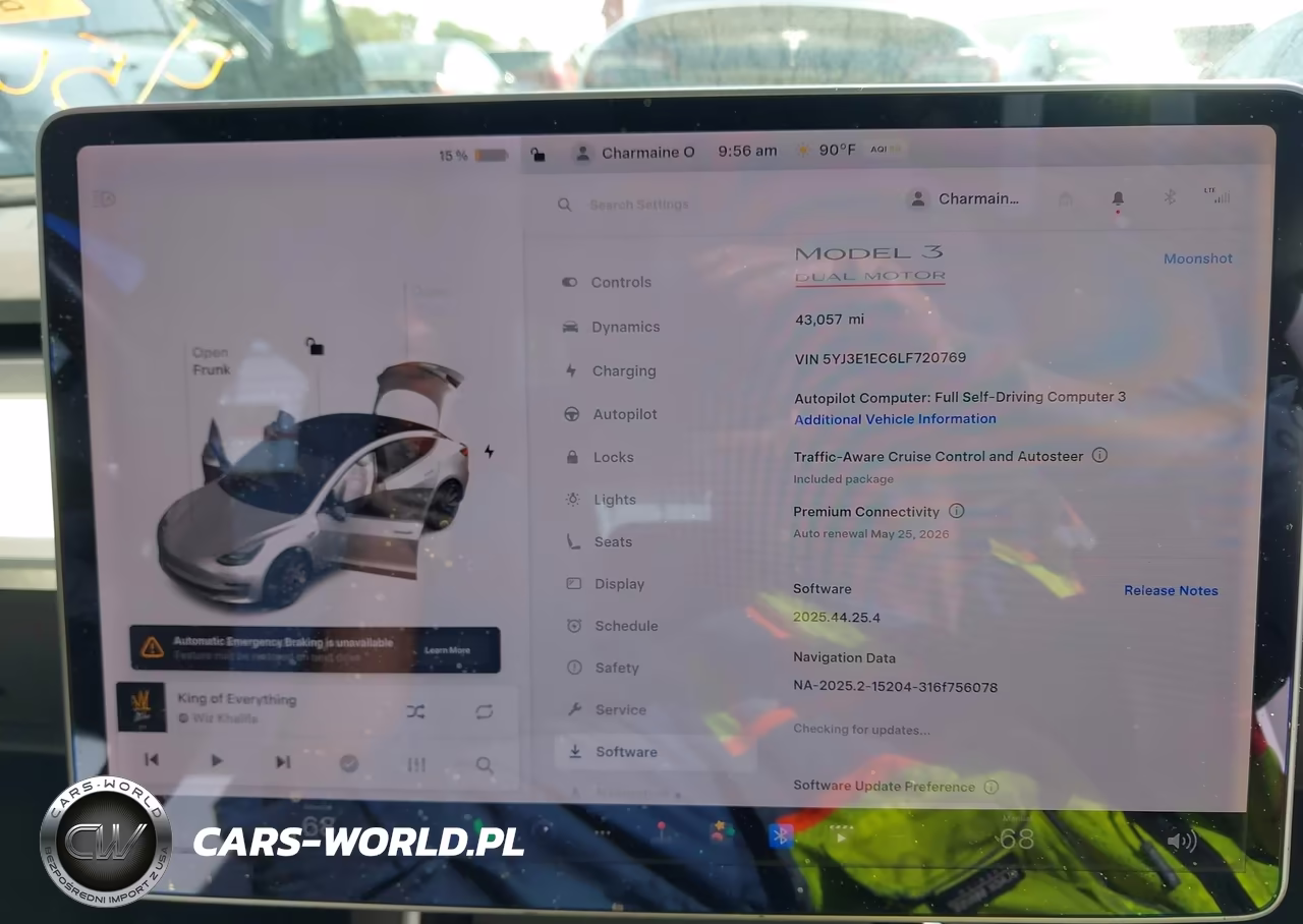2020 Tesla Model 3 Performance Dual Motor All-Wheel Drive VIN:5YJ3E1EC6LF720769 - 7